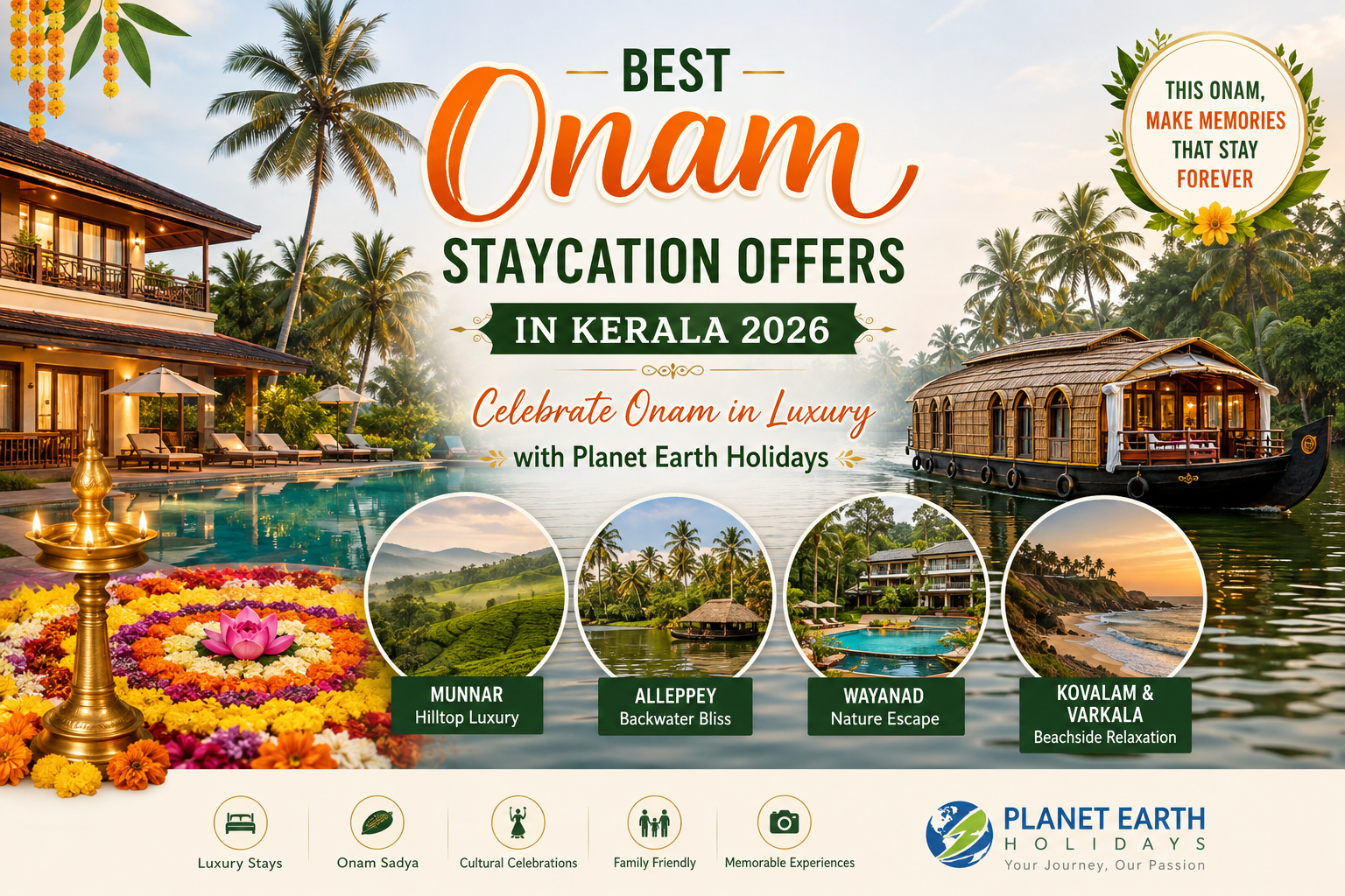 Celebrate Onam in Luxury with Planet Earth Holidays