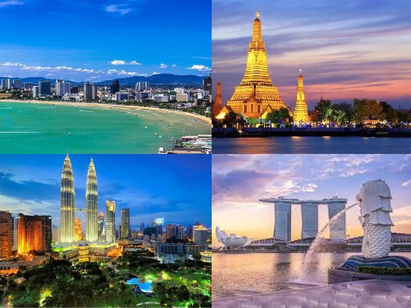 Thailand vs Malaysia vs Vietnam vs Singapore